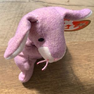 Teenie Beanie Babies, retired, Springy the Lavender Bunny.